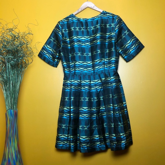 ASOS Patterned Career Dress - Picture 3 of 3